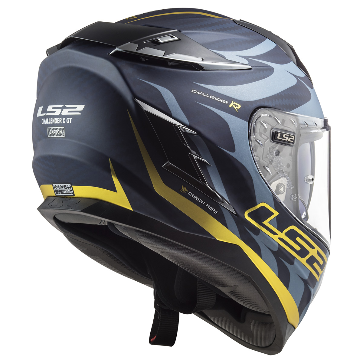 LS2 Helmets Challenger Carbon GT Americarbon Helmet | eBay